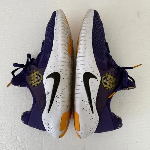 Size 8 - Nike LSU Tigers Free TR8 Cross Trainers Sneakers AR0413-500 Women’s - Picture 5 of 11